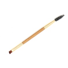 Simple Style Black Artificial Fiber Bamboo Handle Eyelash Brushes 1 Piece